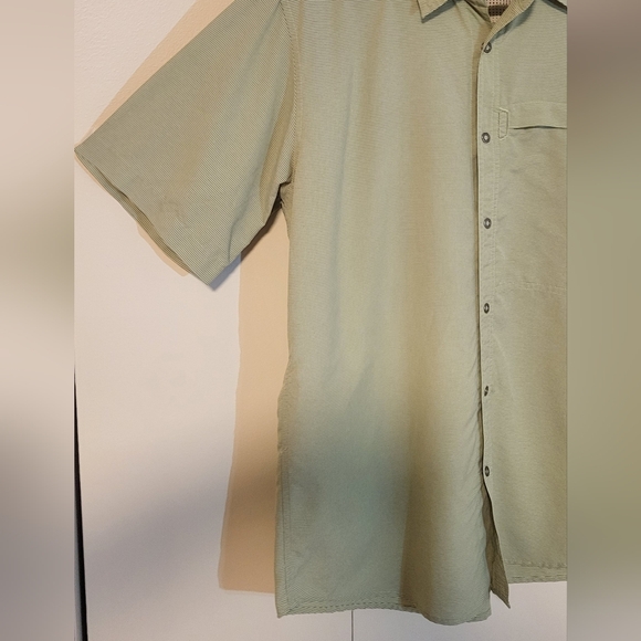 ExOfficio Men's green Vented Button Up Short Sleeve Shirt size L - Picture 5 of 12